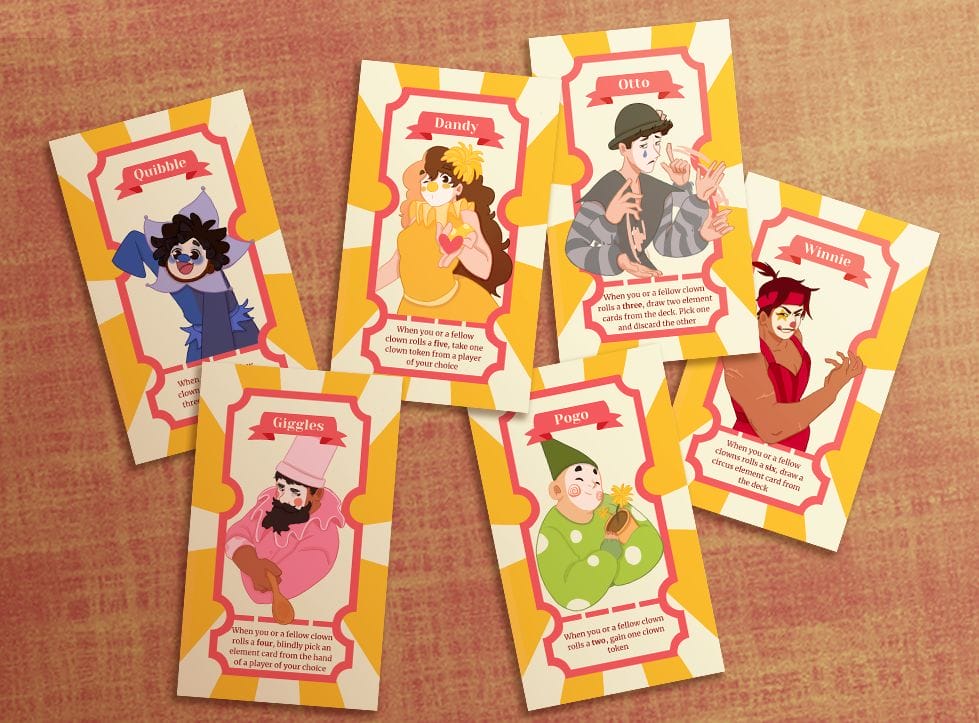DigiPenAcademy Circus ringmasters circus cards