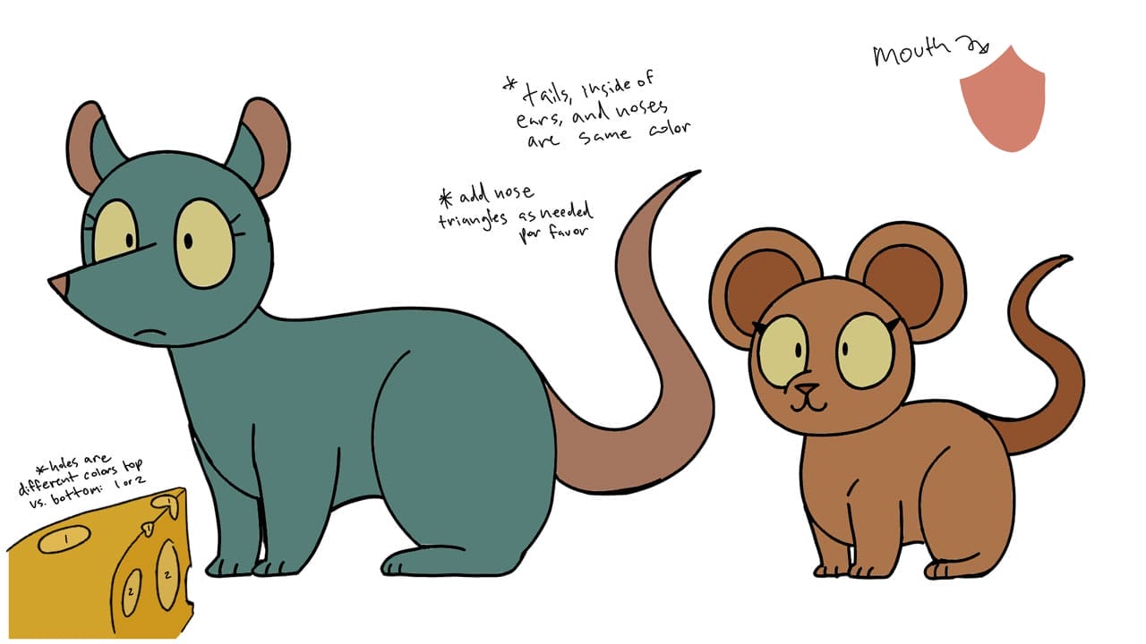 DigiPenAcademy Cheesemates characterColorRefs